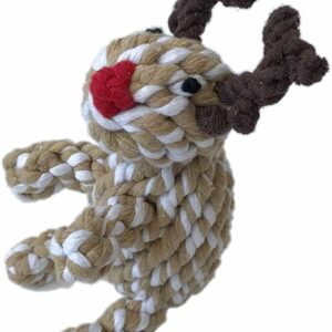 Juguete Soga con forma de Reno para Perro