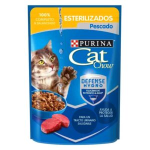 CAT CHOW POUCH ESTERILIZADO SABOR PESCADO