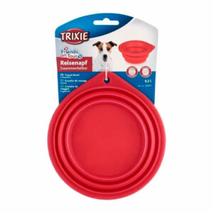 COMEDERO PLEGABLE DE SILICONA PARA VIAJE TRIXIE 