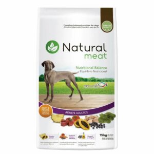 Natural meat perros adultos