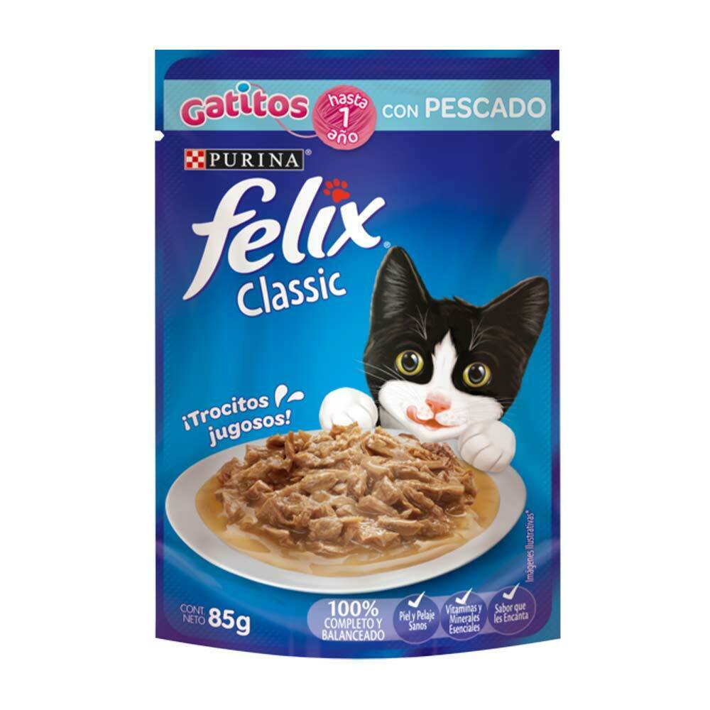Pouch Purina Felix para Gatos Adultos y Cachorros - Imagen 10