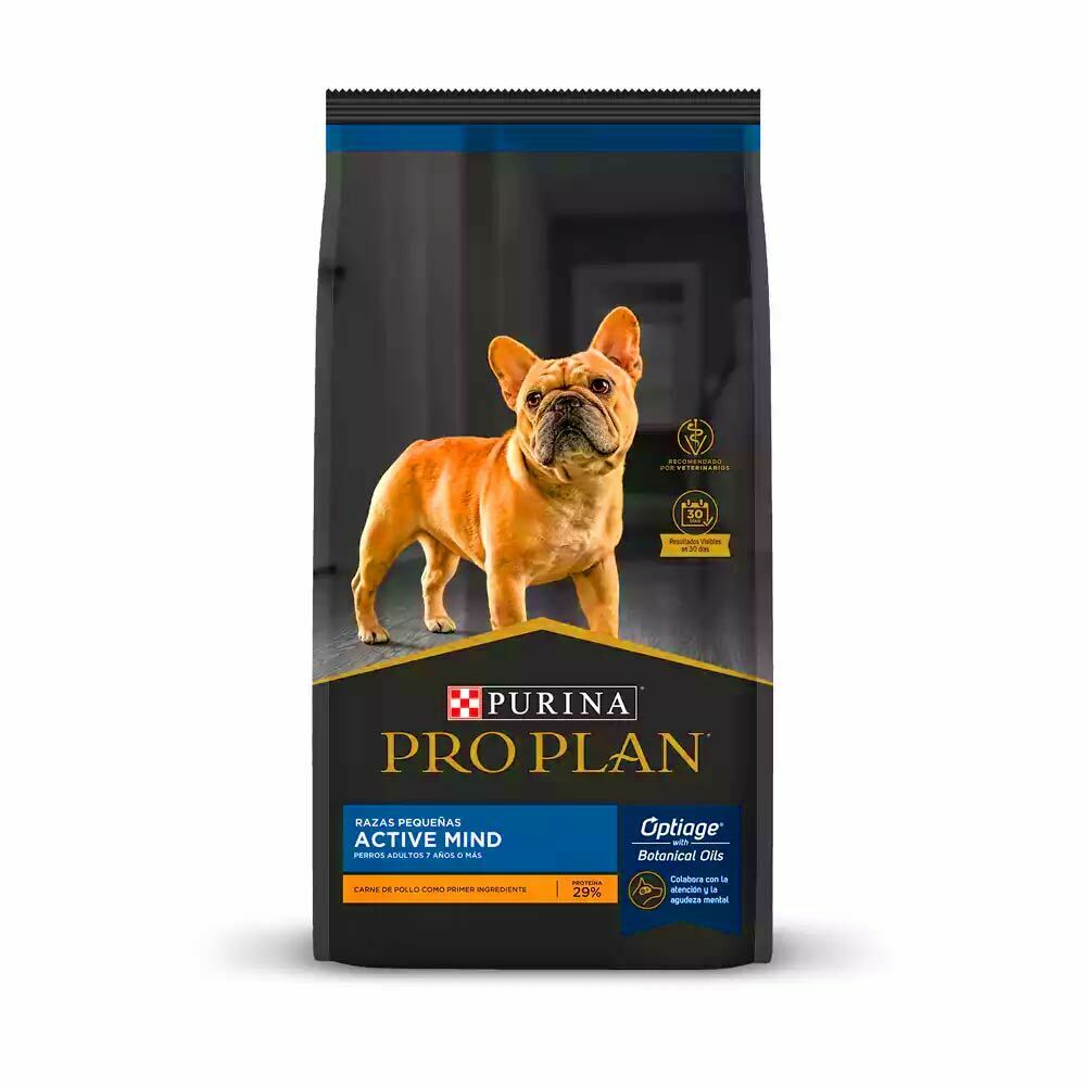PRO PLAN PERROS ADULTOS ACTIVE MIND +7 RAZAS PEQUEÑAS