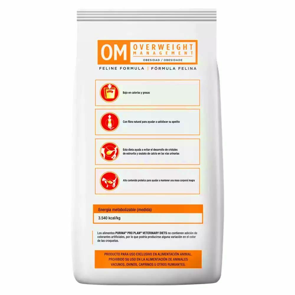 Pro Plan Veterinary Diets Cat OM Overweight Management (OBESIDAD) - Imagen 3