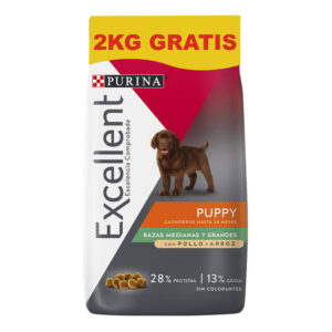 Purina Excellent Cachorro Pollo y Arroz Razas Medianas y Grandes
