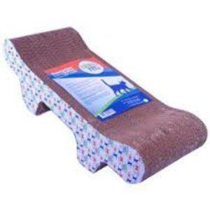 RASCADOR CARTON ANIMAL PET CON HIERBA GATERA