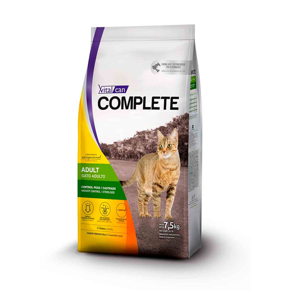 Vital Cat Complete Gato Castrado Control De Peso