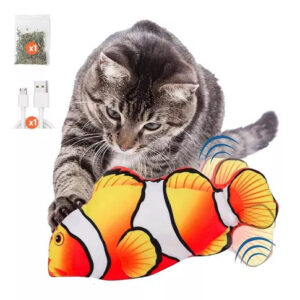 Crazy Fish Juguete Automático para Gato Pet Home